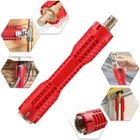 Faucet And Sink Installer 8-IN-1 Multi-purpose Wrench Plumbing Tool For Toilet New. Price: $15.49.