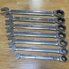 Kobalt Metric Ratcheting Combination Wrench Set 8-17MM Chrome 7PC Used. Price: $19.73.