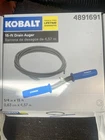 Kobalt 1/4-IN X 15-FT High Carbon Wire Hand Auger For Drain Open. Price: $15.00.