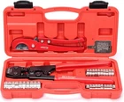Iwiss Pex Pipe Clamp Crimping Tool Kit Cinch Crimper For 3/8" 1" Stainless New. Price: $87.29.