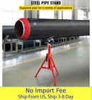 Vevor Head Capacity,adjustable Height ,pipe Jack Stands 2500 Lb. Lo New. Price: $73.27.