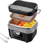 Usb Rechargeable Portable Electric Lunch Box, Self-heating 1.4L Food Warmer New. Price: $123.99.