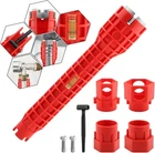 14-IN-1 Multi-functional Wrench Faucet Sink Installer Tool For Toilets Red New. Price: $14.43.