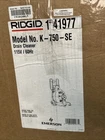 K-750 Drain Cleaning Snake Auger Drum Machine With Autofeed And 3/4 In. Pigtail. Price: $2000.00.