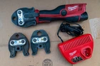 Milwaukee 2473-22 M12 Lithium-ion Force Logic Cordless Press Tool Kit W/ Jaws Used. Price: $1259.99.
