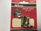Milton S614-2 1/8" Npt Brass Drain Cock For Air Compressor, Pack New. Price: $8.96.