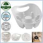 Plumb Craft Plunger Holder Drip Tray White Universal Bathroom Floor Cleanup New. Price: $34.26.