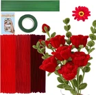 311PCS Red Pipe Cleaners Craft -chenille Steams Flower Making Kit,thick Fuzzy Wi New. Price: $24.60.