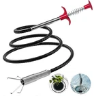 Shuoguo Drain SNAKE,76 Inch Flexible Grabber Claw Pick Up Reacher 76IN, Black New. Price: $15.35.