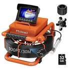 Esanaho Sewer Camera 100FT/30M Borescopes Plumbing Snake Pipe Inspection New. Price: $183.00.