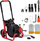 Pioneerworks 75FT X 1/2 Inch Drain Cleaner Machine, Auto-feed Electric Aug New. Price: $807.50.