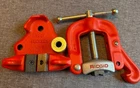 Ridgid No. 21 Bench Yoke Pipe Vise 1/8"- 2" Capicity Holding Clamp Tool New. Price: $160.00.