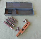 Imperial Eastman Brass Punch Type Swaging Tool Kit 195-FA 45* 1/4" 3/8" 1/2" 5/8 Used. Price: $24.99.