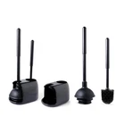 Eyliden 2 Pack Toilet Plunger & Brush Set 3-STEP Suction Cup Deep Cleaning New. Price: $26.98.