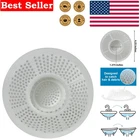 Simple Installation Drain Protector - White Hairstopper For Bathtubs & Showers New. Price: $13.72.
