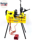 PTM-100 Large Capacity 1/2" 4" Pipe Threading Machine 3-SPEED, 2HP 1500W New. Price: $5030.44.
