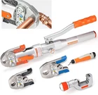 Ibosad Copper Tube Fittings Hydraulic Pipe Crimping Tools With 1/2",3/4 And New. Price: $144.99.