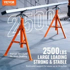Stand, 2500LBS Heavy Duty Adjustable Head, 27-52'' For 1/2-12'' New. Price: $72.99.