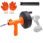 Vevor Drain Auger 25FT 1/4IN Drum Plumbing Snake Clog Remover Autofeed New. Price: $23.19.