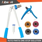 Labwork Manual Pex Pipe Expander Tool Kit W/ 3/8",1/2",3/4",1" Expansion Heads New. Price: $70.50.