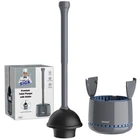 Mr.siga Toilet Plunger With Holder, Heavy Duty Sturdy Handle For... New. Price: $61.58.