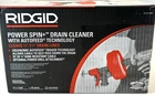 Ridgid Power Spin+ Hybrid Drain Cleaner 1/4 X 25 Ft W/autofeed Model 57043 New. Price: $44.95.