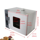 Intsupermai Updated Digital Forced Air Convection Drying Oven 220V 20CM Window New. Price: $635.55.