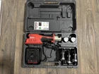 Ridgid Rp 241 Pro Press Tool Kit W/ Batteries, Charger, 1/2 ,3/4 Jaw & Case Used. Price: $1799.00.
