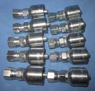 Lot Of Parker P10643-4-4 Crimp Style Hydraulic Hose Fitting, New. Price: $32.50.