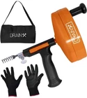 Drainx Auger Pro Heavy Duty Steel Drum Plumbing Snake With 25-FT Cable New. Price: $18.69.