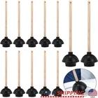 Heavy Duty Toilet Plunger Long Handle Rubber Bathroom Clog Remover Home Use New. Price: $66.16.