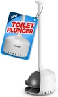 Toilet With Plungers For Bathroom Holder, 1PACK, White New. Price: $17.84.