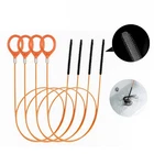 Cuzlarmul 35 Inch Drain Snake Hair Clog Remover Tool, Long Flexible Orange New. Price: $14.52.