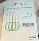 Otorat 50 Inch Drain Snake 3 Pack Clog Remover Tools New. Price: $10.45.