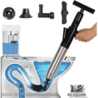 Toilet Plunger High Pressure Air Drain Blaster Gun Clog Remover Tools New. Price: $55.01.
