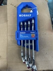 Kobalt 4PIECE 2884741 Flex Pro 90 Ratcheting Combination Wrench Set Metric New. Price: $24.99.