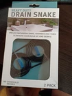Evriholder Heavy Duty Drain Snake Unclog Bathroom Sinks Showers & Tubs 2 Pack New. Price: $6.50.