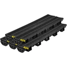 Trench System, Channel With Plastic Grate, 5.7X3.1-INCH Hdpe Drainag New. Price: $121.01.