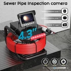 Esanhao Sewer Camera 98.4FT/30M Pipe Inspection Hd Drain 4.3" Lcd Monitor New. Price: $189.99.