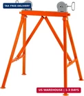 Vevor Pipe Stand With Roller Head, Heavy Duty 2500 Lbs Load Capacity, Suitable F New. Price: $160.30.