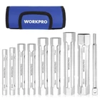 Workpro Shower Socket Wrench Set 9-PIECE With Bar Handle For New. Price: $21.99.