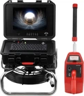 Sewer Camera With 512HZ Locator, Self Leveling, 165FT/50M, 7MM Cable, 10" Hd Pip New. Price: $1385.99.
