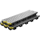 Trench System, Channel With Metal Grate, 5.7X3.1-INCH Hdpe Drainage New. Price: $201.19.