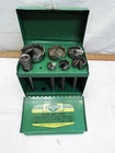 Greenlee 1440 Pipe Drill Bit Set Forstner + Case 7/8 2-1/2" Adaptor Coupling Used. Price: $119.99.